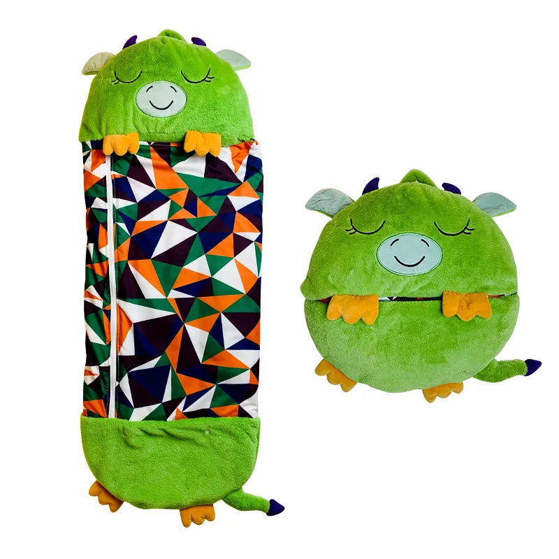 Sacco a pelo e peluche da bambini 2 in 1