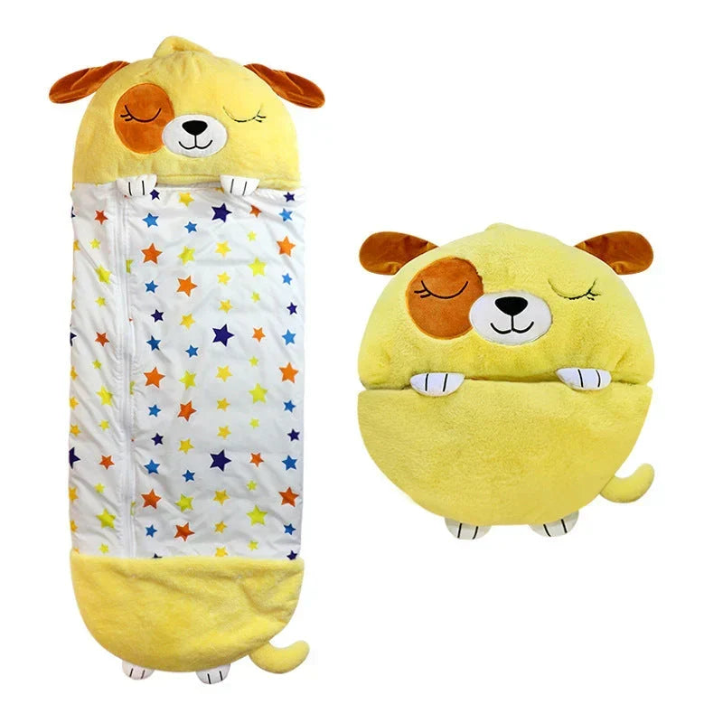 Sacco a pelo e peluche da bambini 2 in 1