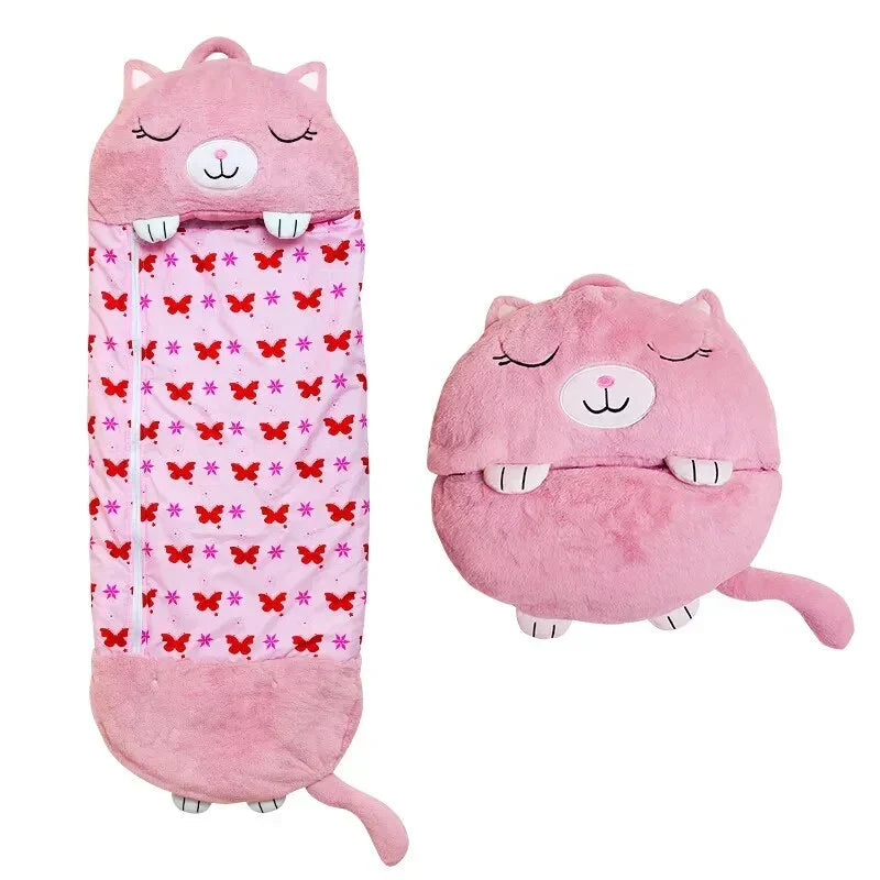 Sacco a pelo e peluche da bambini 2 in 1
