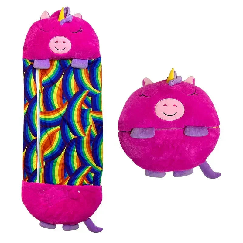 Sacco a pelo e peluche da bambini 2 in 1