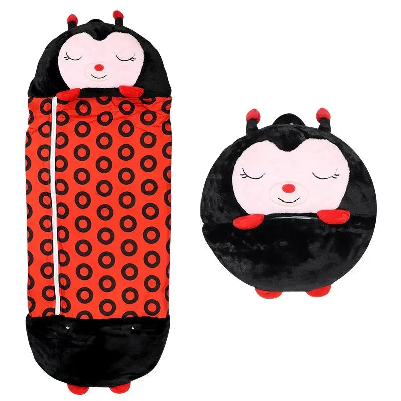 Sacco a pelo e peluche da bambini 2 in 1