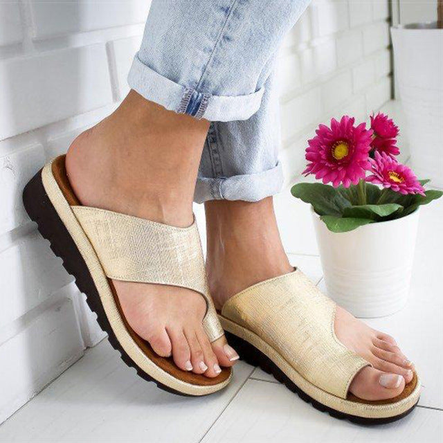 Sandali Ortopedici da Donna con Correttore per Alluce Valgo – Comodi, Anatomici, Cinghiette Regolabili, Materiali Traspiranti
