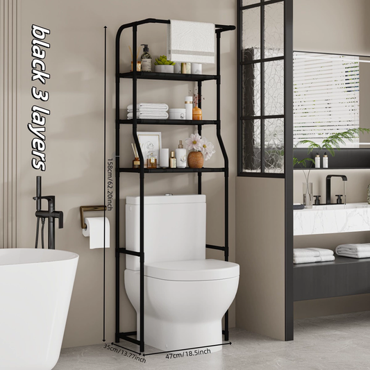 Scaffale da Bagno: Elegante Scaffale Minimalista da Bagno a 3 Ripiani