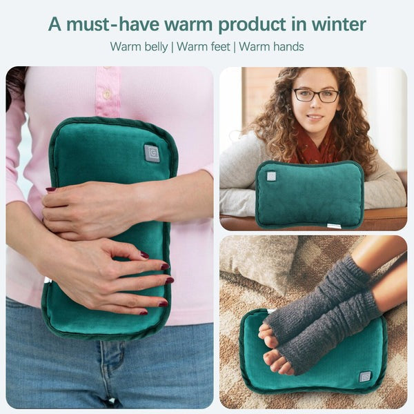 Scalda-mani elettrico portatile 2 in 1 con ricarica USB