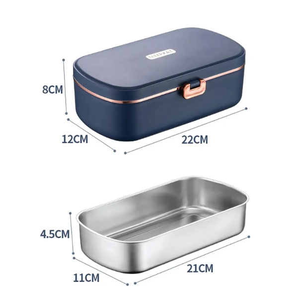 Scaldavivande Elettrico Portatile in Colore Blu