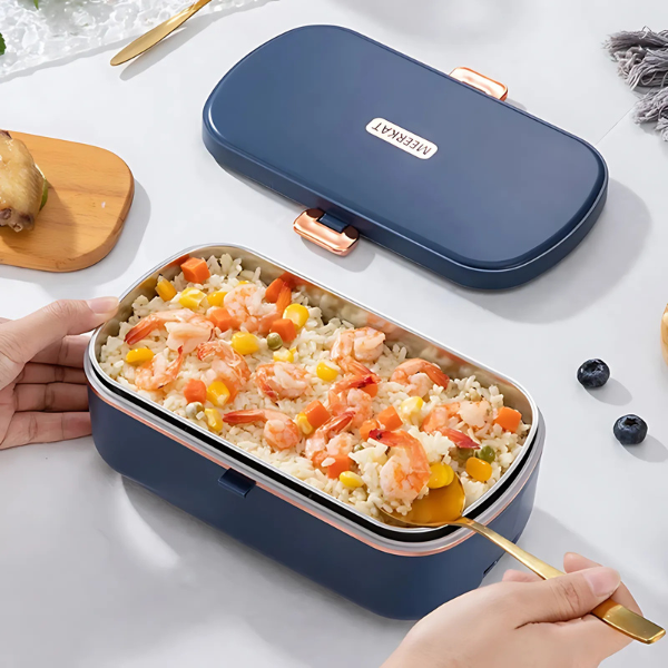 Scaldavivande Elettrico Portatile in Colore Blu