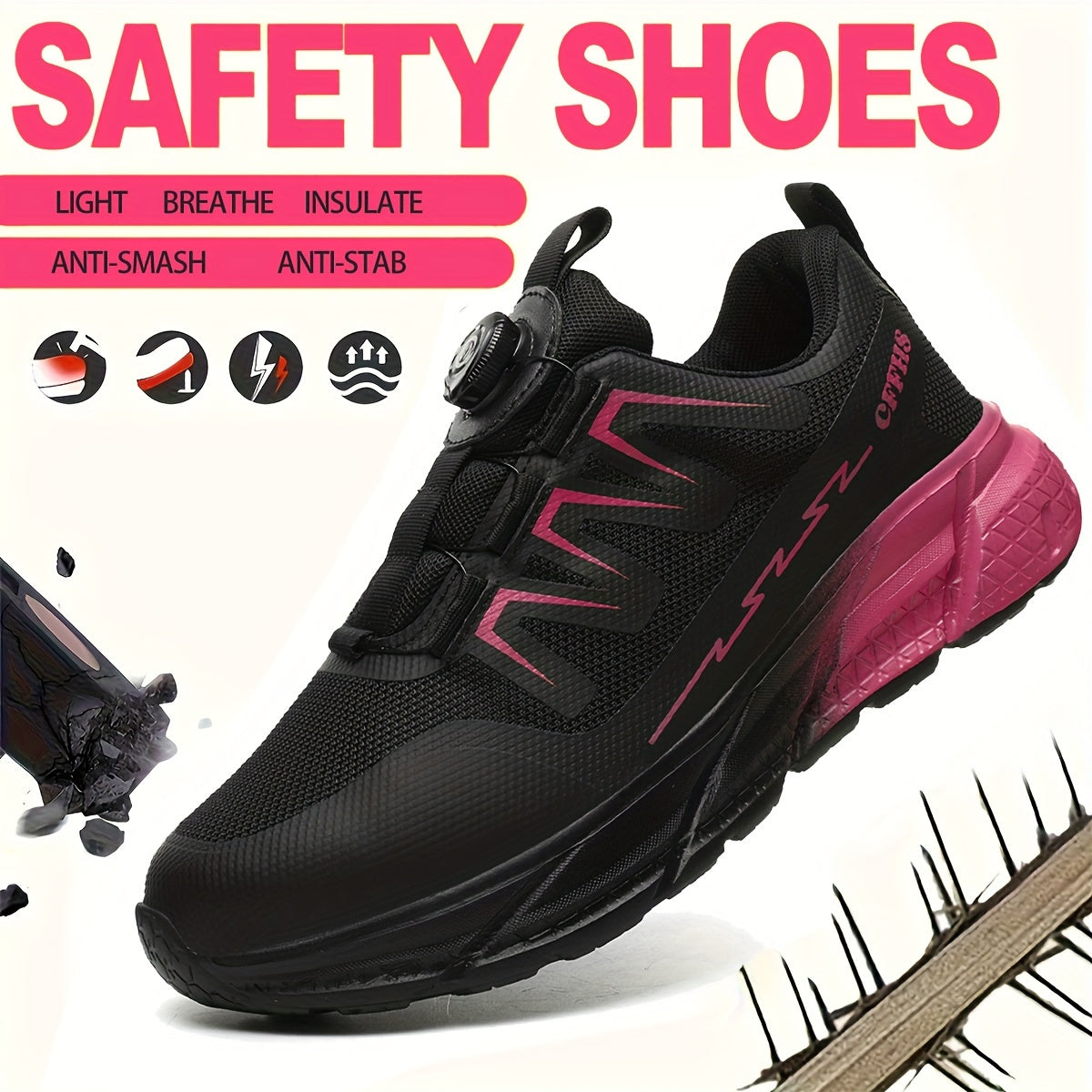 Scarpe antinfortunistiche da lavoro da donna – Leggere e protettive