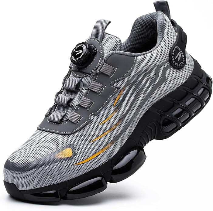 Scarpe antinfortunistiche – Leggere, antiscivolo, punta rinforzata, comfort ergonomico