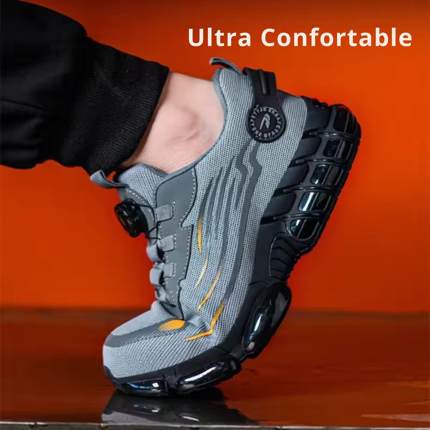 Scarpe antinfortunistiche – Leggere, antiscivolo, punta rinforzata, comfort ergonomico