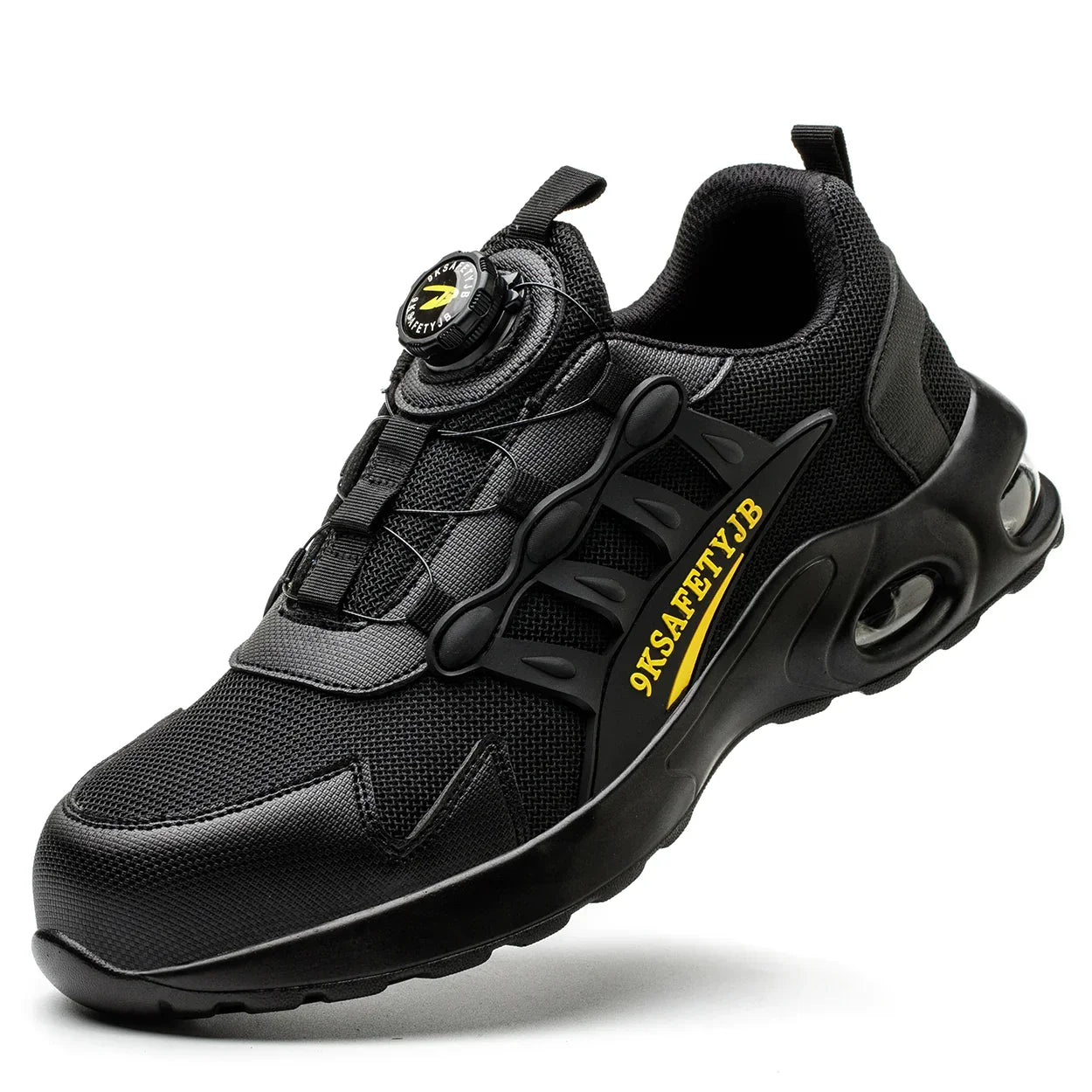 Scarpe antinfortunistiche ultraleggere e resistenti con puntale in acciaio e fibbia regolabile