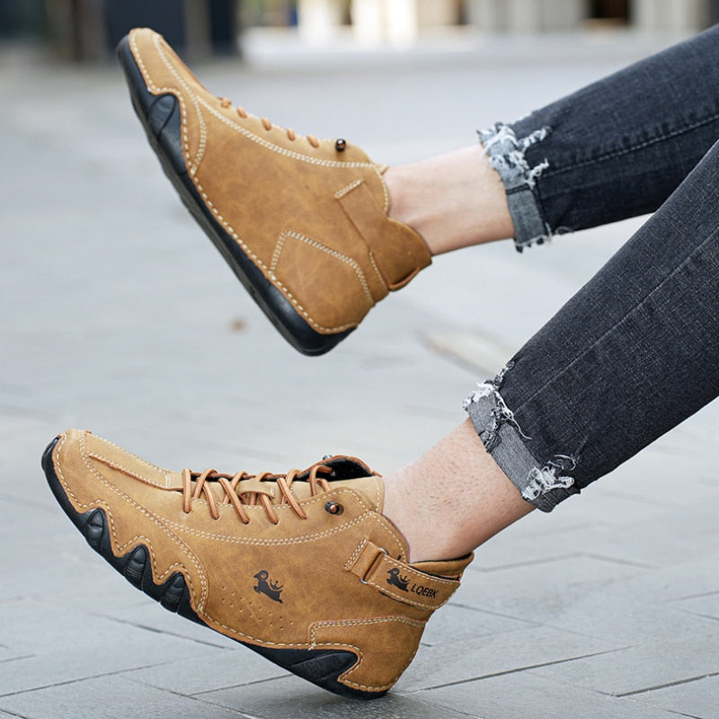 Scarpe barefoot comode e antiscivolo in vera pelle (Unisex)