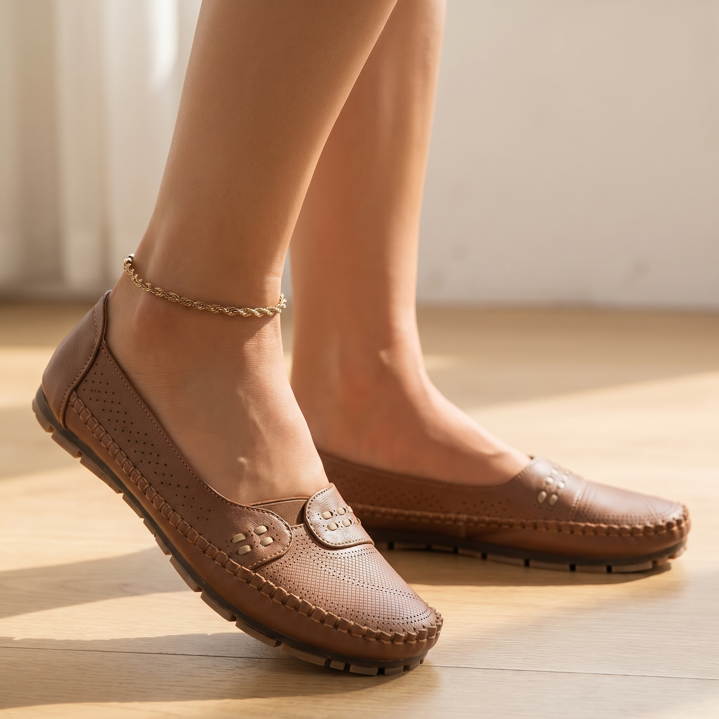Scarpe Basse Ortopediche da Donna | Supporto Anatomico dell'Arco Plantare | Scarpe Basse Comode e di Supporto