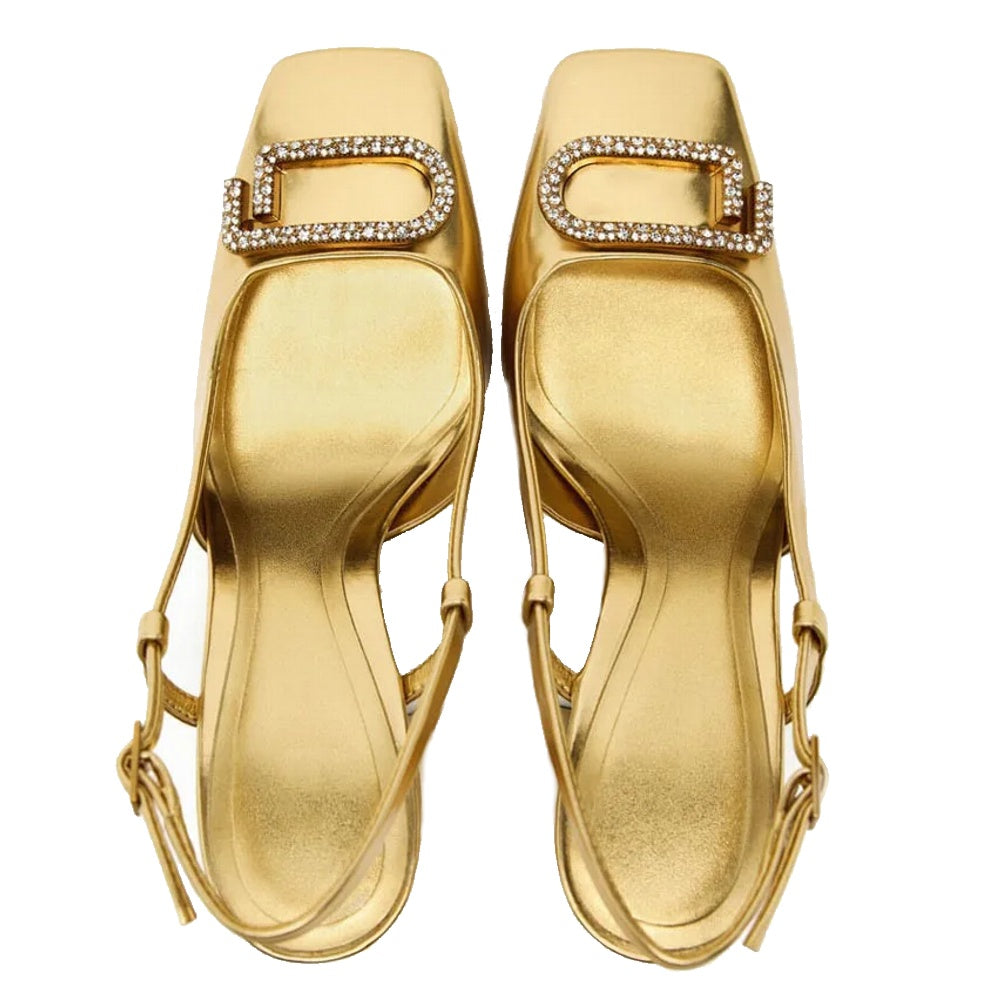 Scarpe con Tacco Alto Eleganti da Donna Slingback Moderne da Ufficio