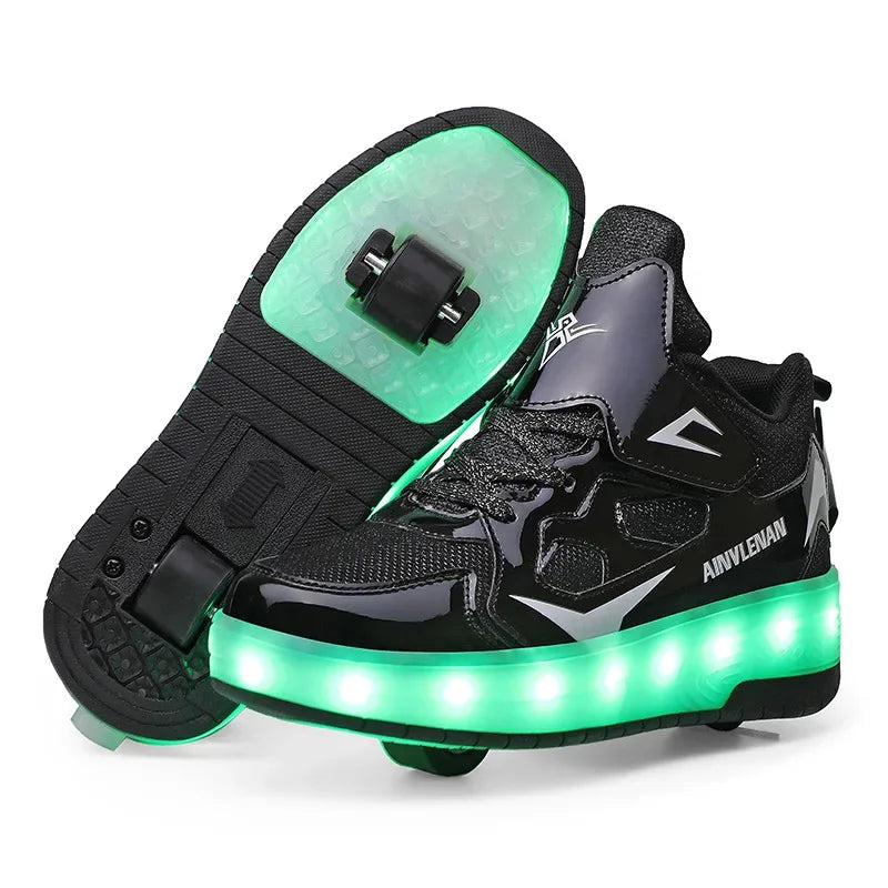 Scarpe da Bambino con Rotelle e Luci LED
