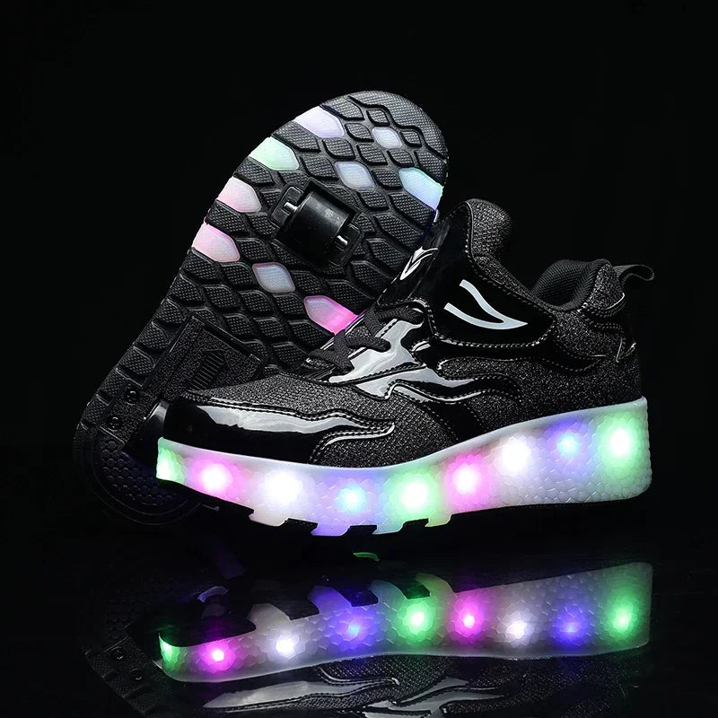 Scarpe da Bambino con Rotelle e Luci LED