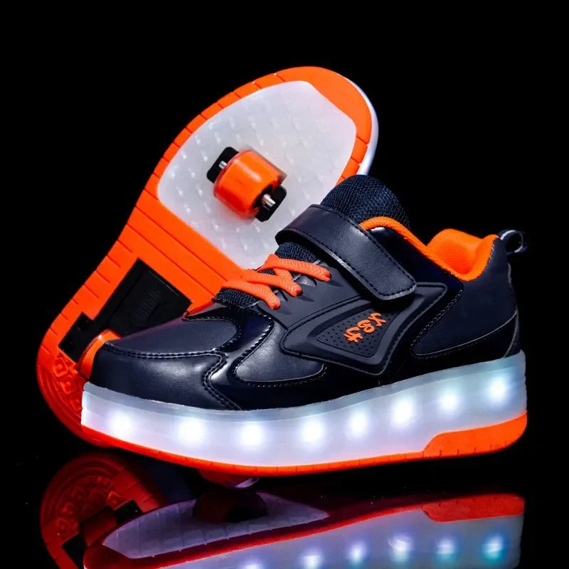 Scarpe da Bambino con Rotelle e Luci LED