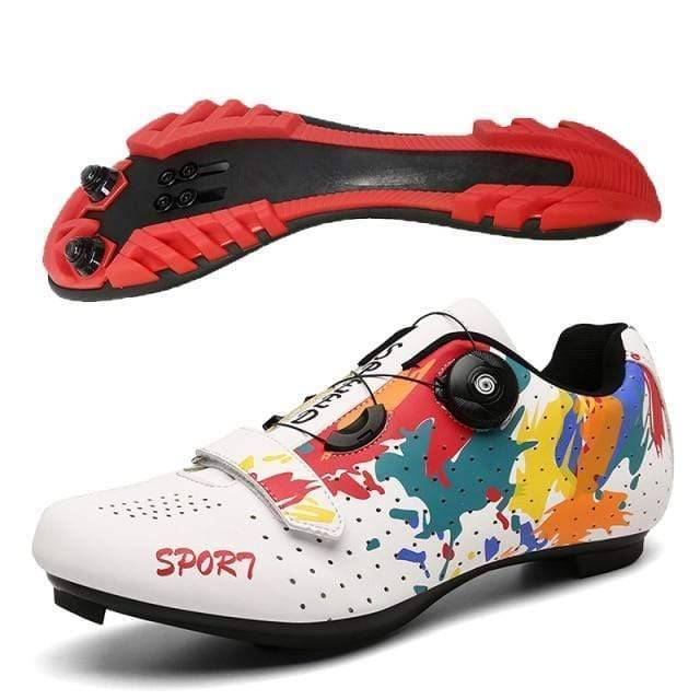 Scarpe da Ciclismo da Mountain Bike con Aderenza per Pedali Piatti