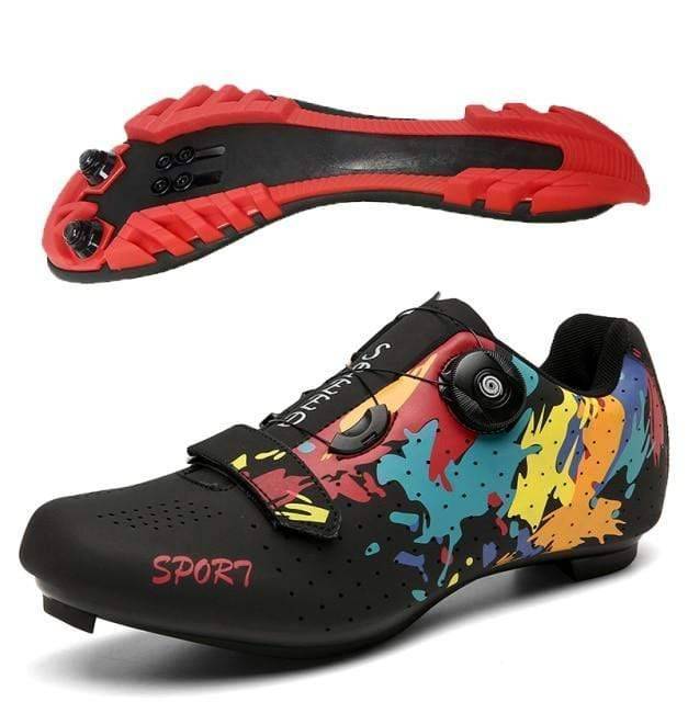 Scarpe da Ciclismo da Mountain Bike con Aderenza per Pedali Piatti
