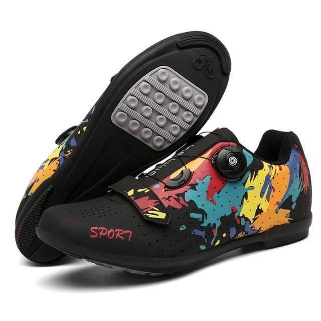 Scarpe da Ciclismo da Mountain Bike con Aderenza per Pedali Piatti