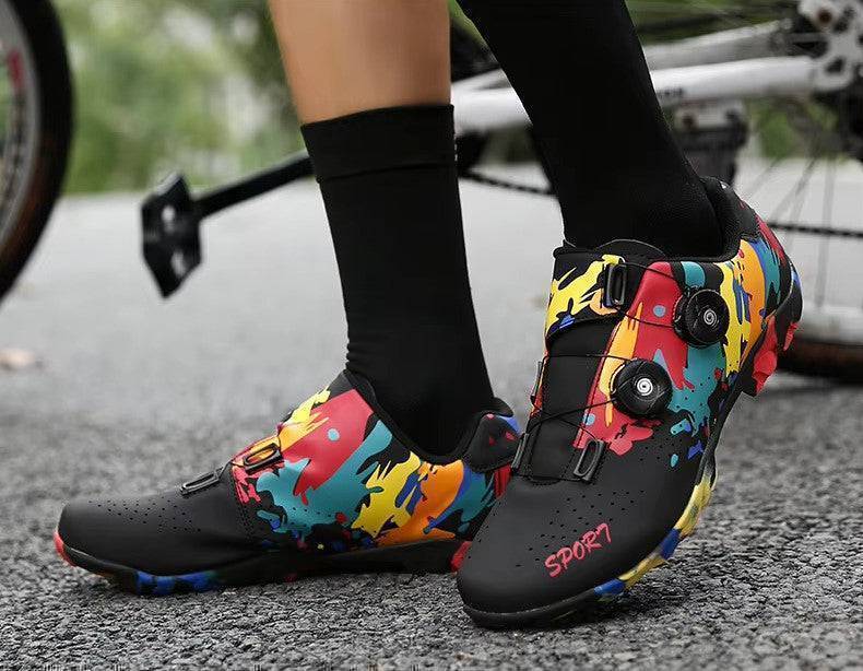 Scarpe da Ciclismo da Mountain Bike con Aderenza per Pedali Piatti