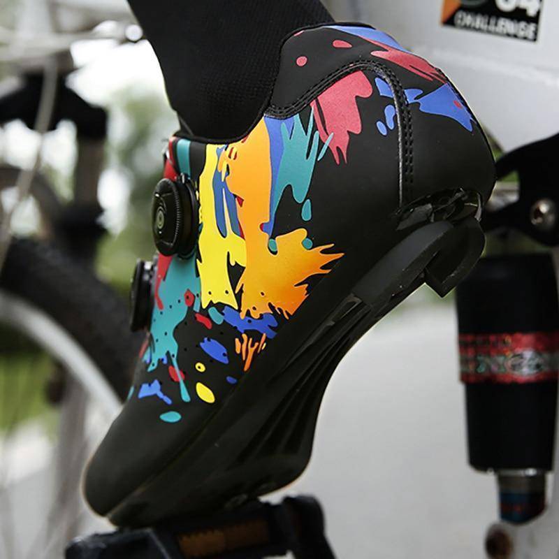 Scarpe da Ciclismo da Mountain Bike con Aderenza per Pedali Piatti