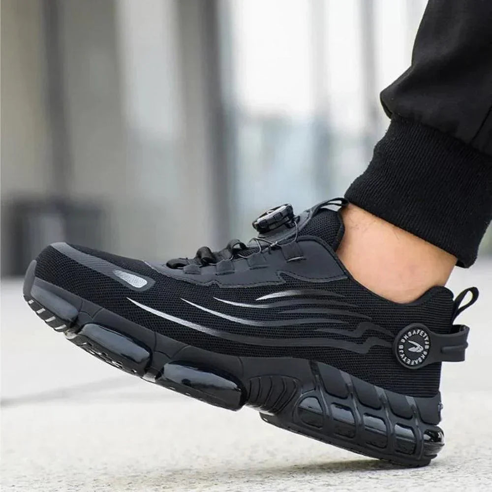 Scarpe da lavoro antinfortunistiche ortopediche con puntale in acciaio e memory foam