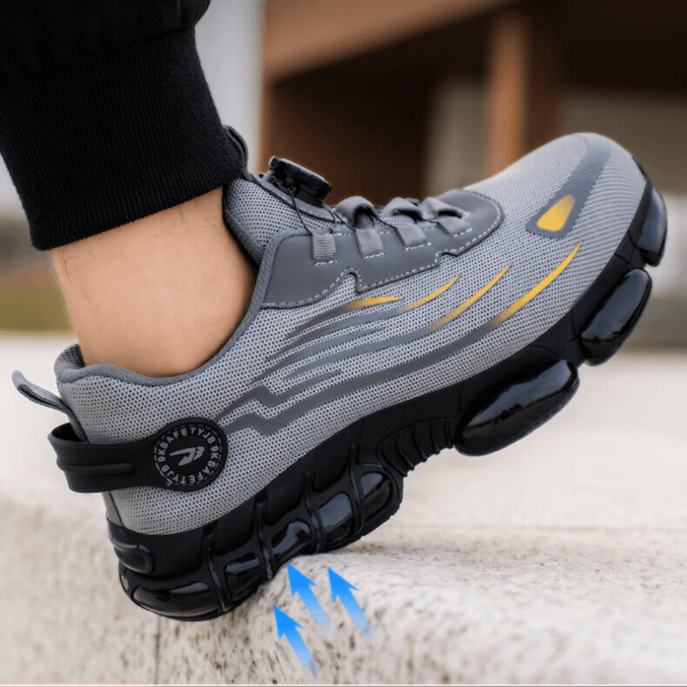 Scarpe da lavoro antinfortunistiche ortopediche con puntale in acciaio e memory foam