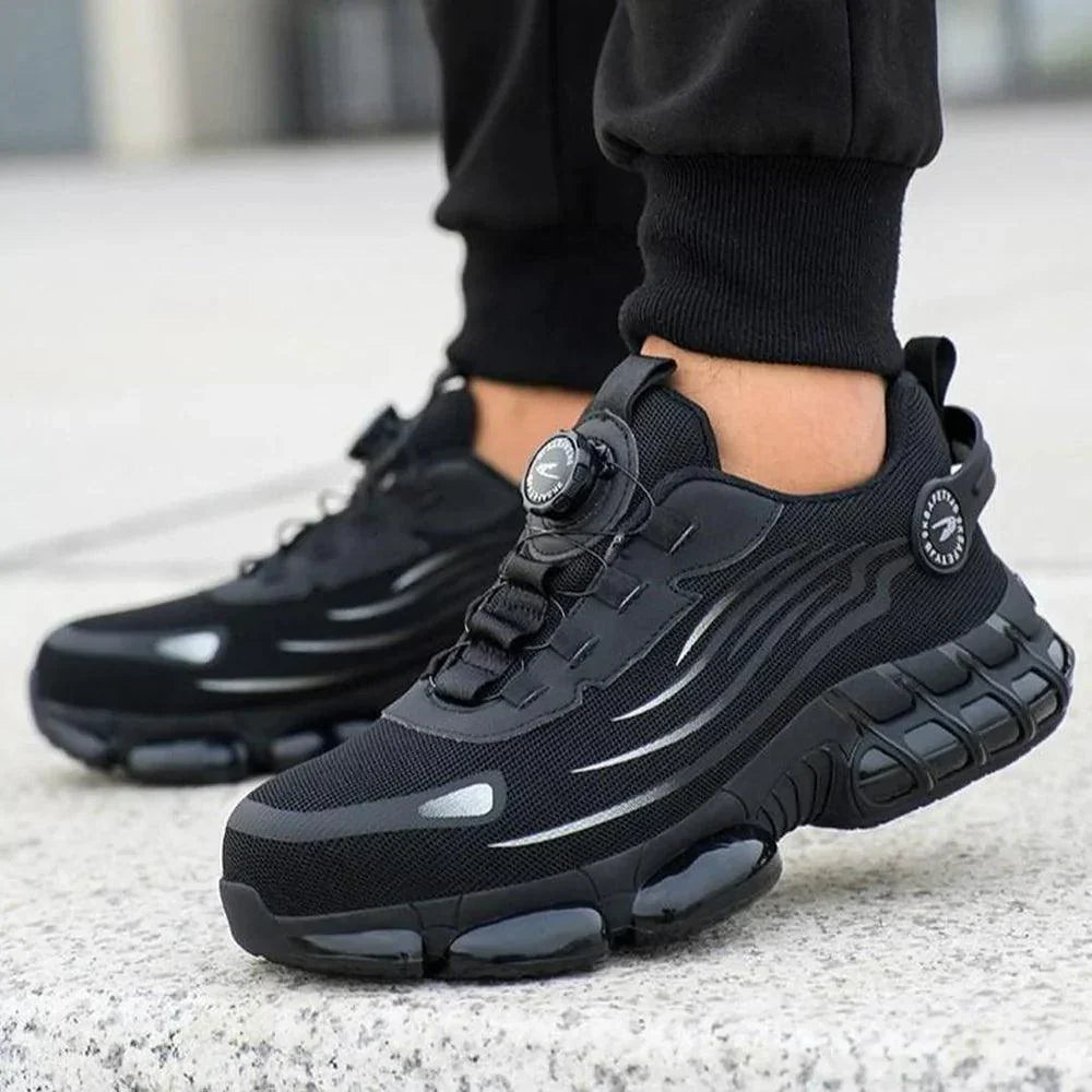 Scarpe da lavoro antinfortunistiche ortopediche con puntale in acciaio e memory foam