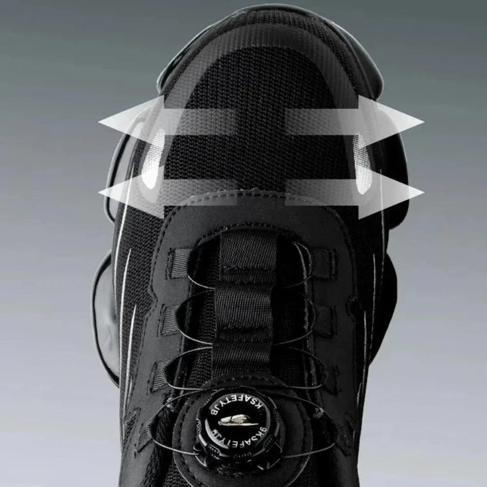 Scarpe da lavoro antinfortunistiche ortopediche con puntale in acciaio e memory foam