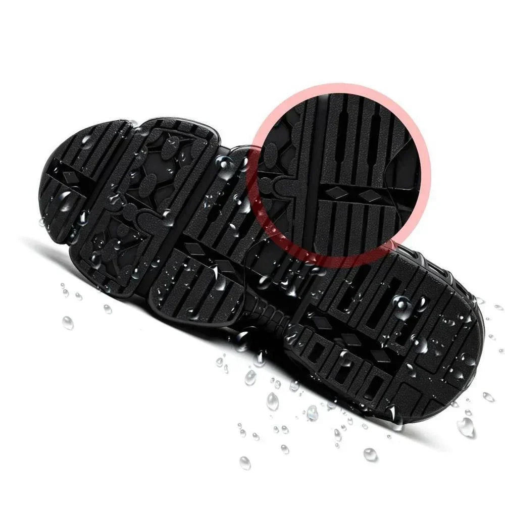 Scarpe da lavoro antinfortunistiche ortopediche con puntale in acciaio e memory foam