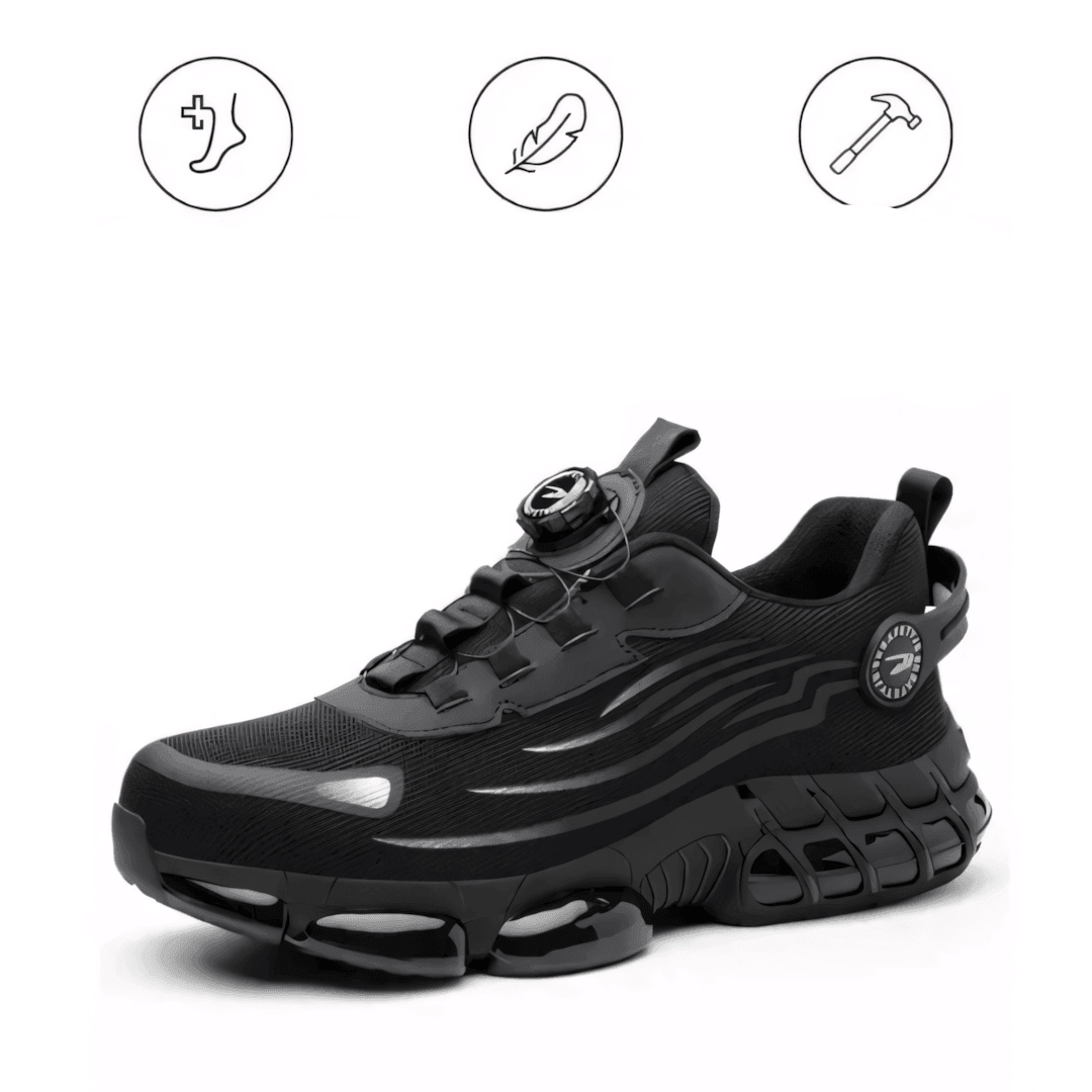 Scarpe da lavoro antinfortunistiche ortopediche con puntale in acciaio e memory foam