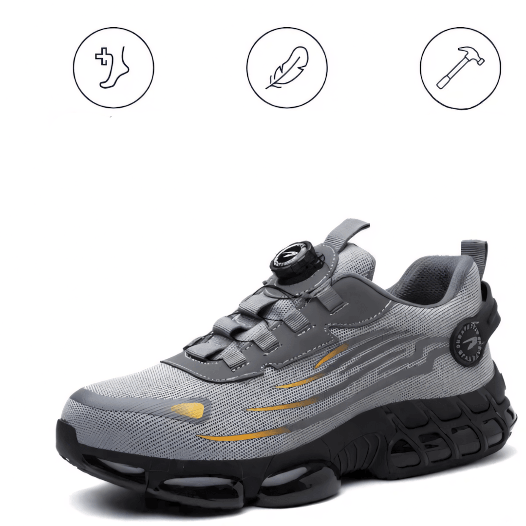 Scarpe da lavoro antinfortunistiche ortopediche con puntale in acciaio e memory foam