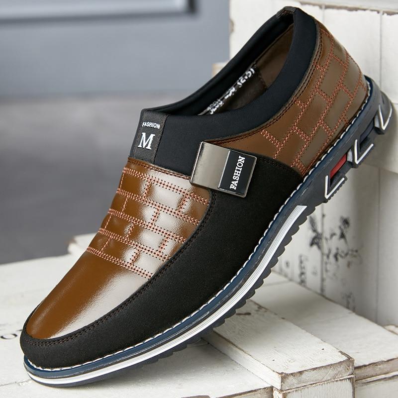Scarpe da uomo in pelle traspiranti
