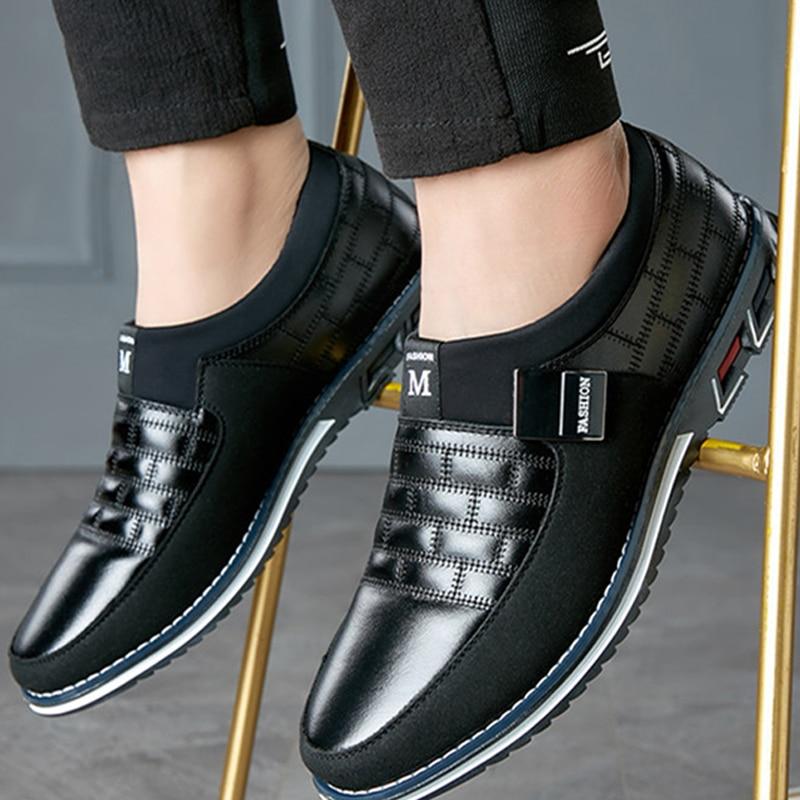 Scarpe da uomo in pelle traspiranti