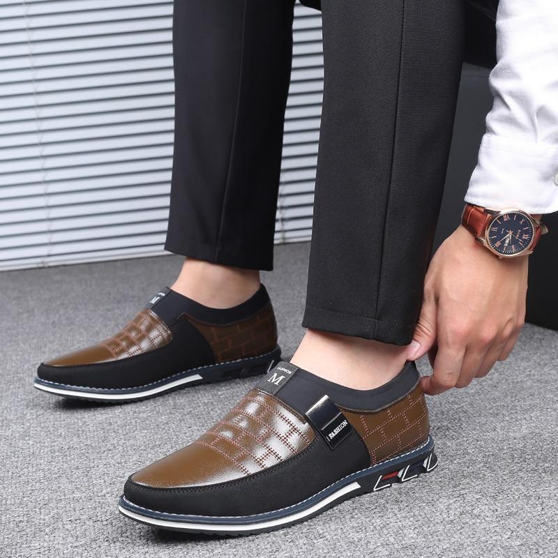 Scarpe da uomo in pelle traspiranti