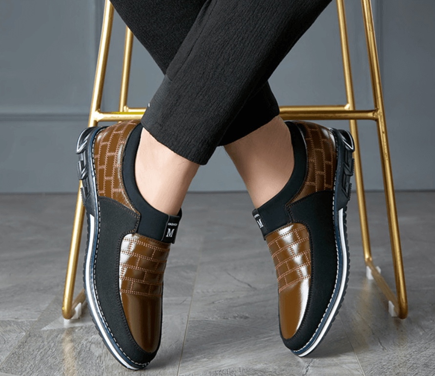Scarpe da uomo in pelle traspiranti