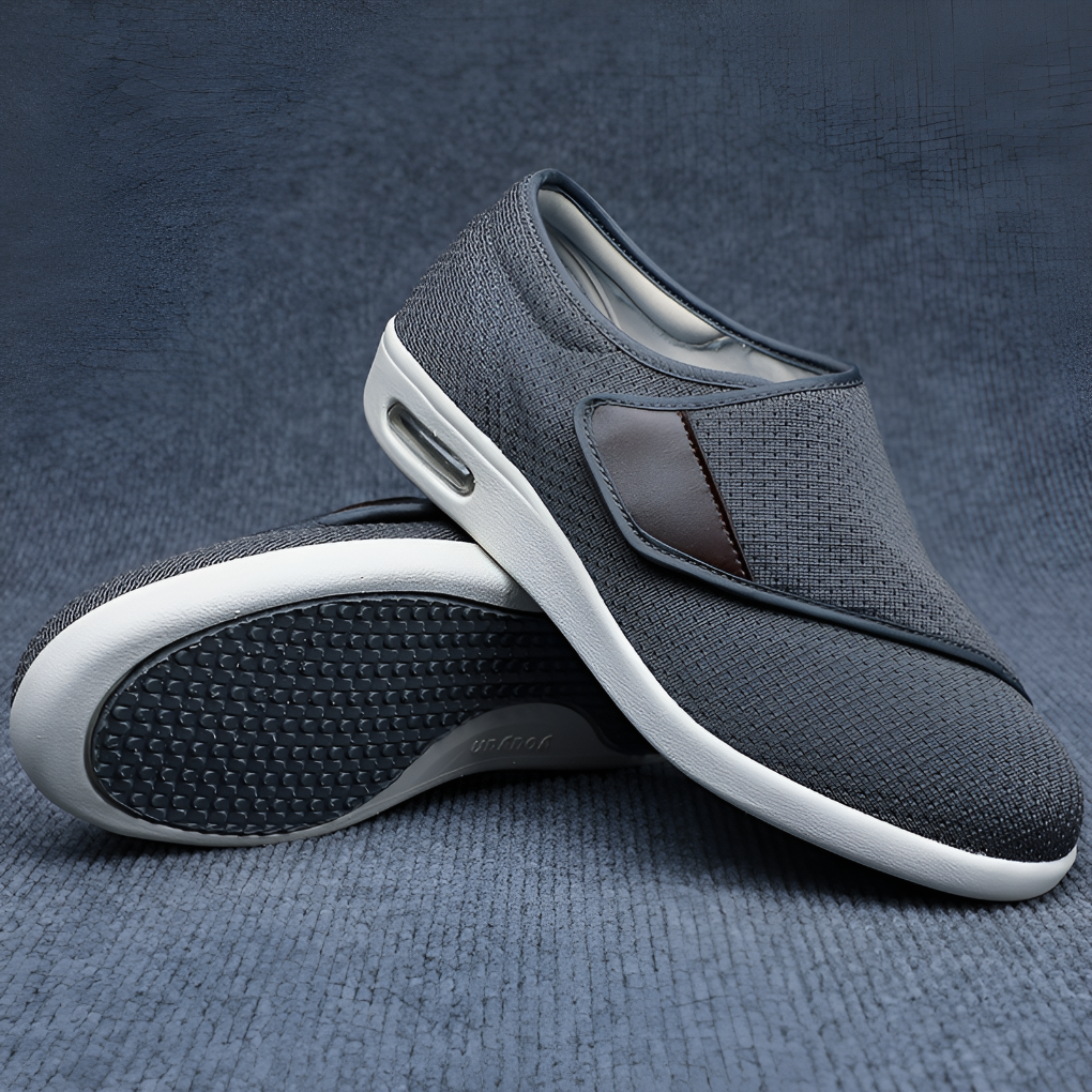 Scarpe diabetiche a pianta larga per piedi gonfi