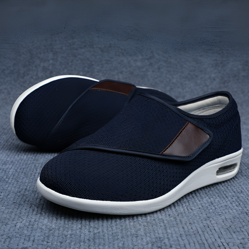 Scarpe diabetiche a pianta larga per piedi gonfi