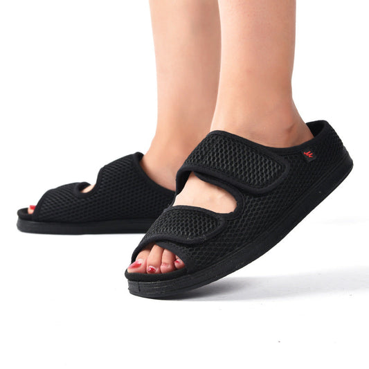 Scarpe diabetiche larghe per piedi gonfi | Comode, traspiranti e regolabili