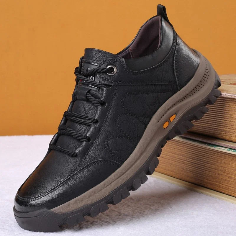Scarpe Ortopediche da Uomo Eleganti in Pelle di Vitello di Alta Qualità – Leggere, Impermeabili e Antiscivolo