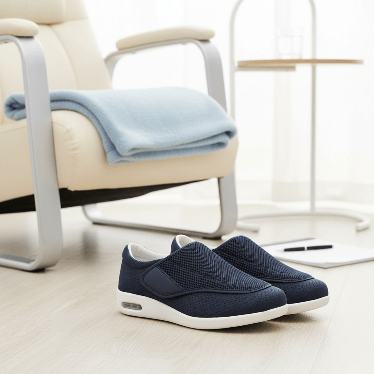 Scarpe per diabetici a pianta extra larga in memory foam – Sollievo dalla pressione e confortevoli