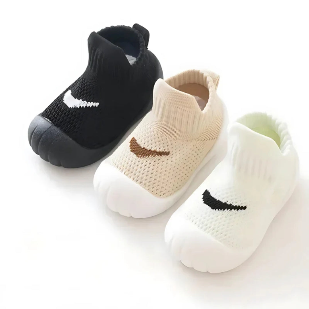 Scarpine da neonato morbide e antiscivolo