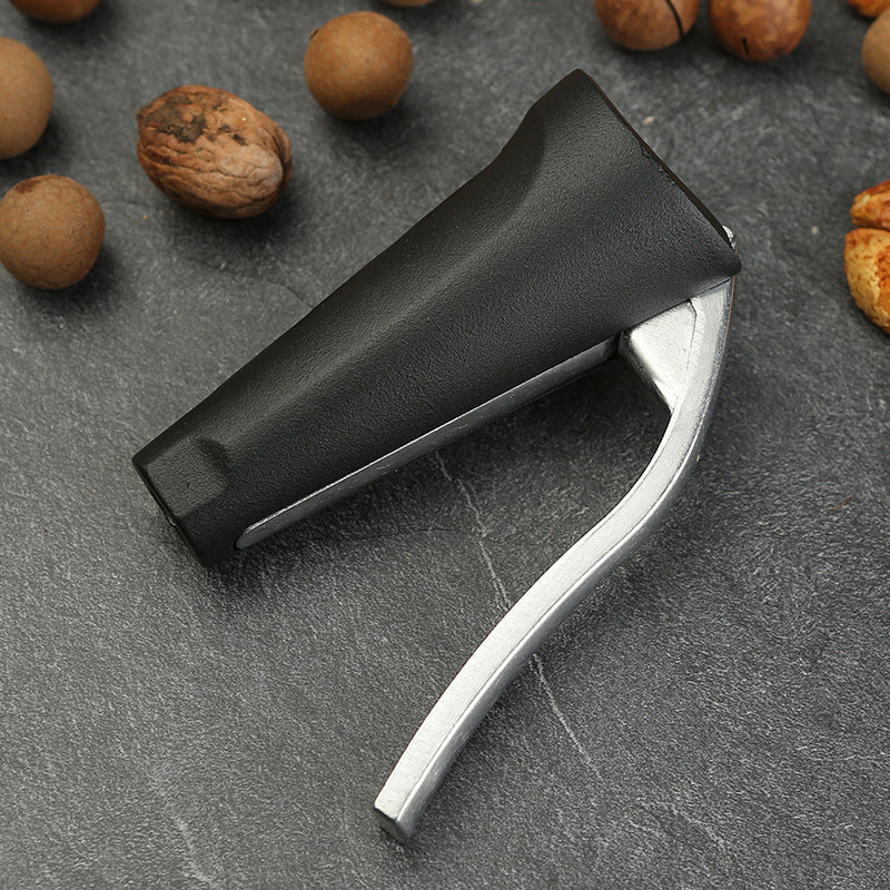 Schiaccianoci ergonomico in alluminio rosso e nero