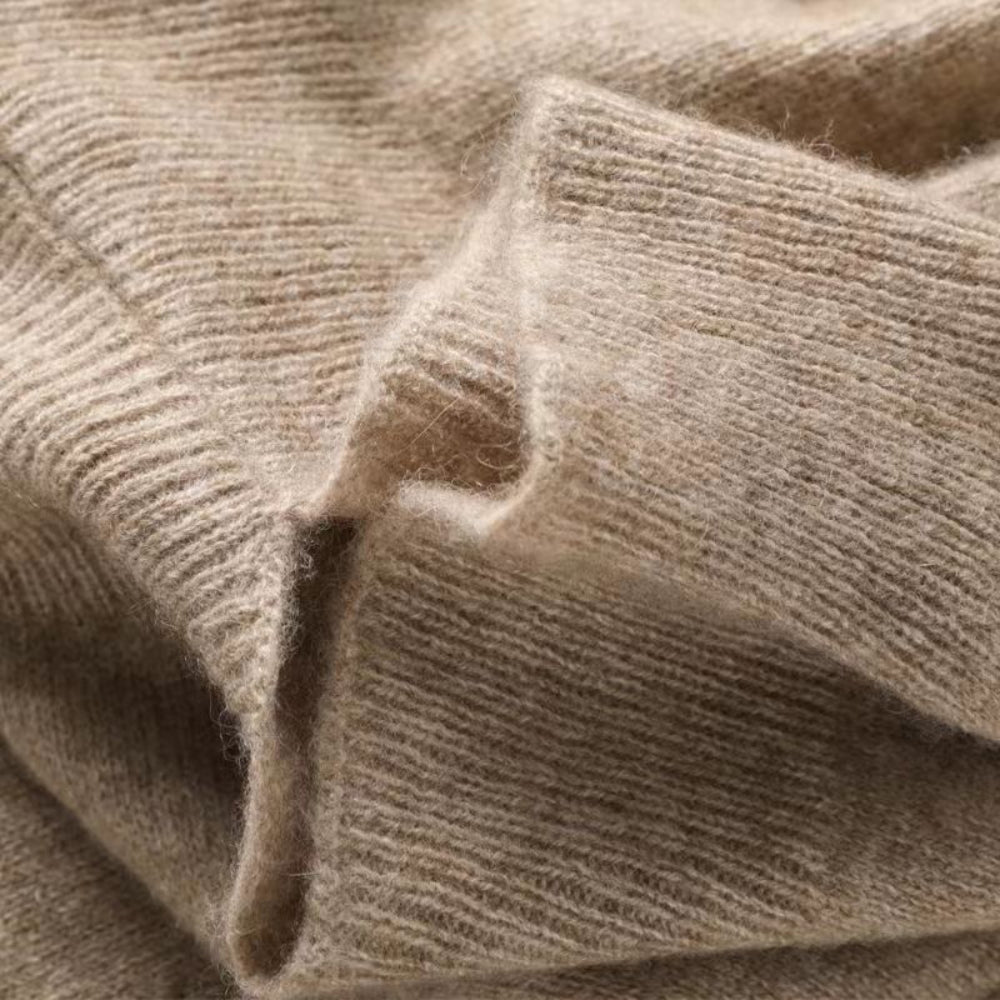 Sciarpa-coprispalle in maglia di lana