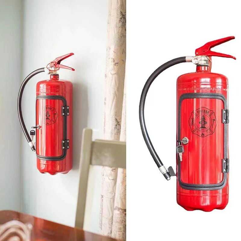 Scomparto Segreto Porta Bottiglie a Forma di Estintore