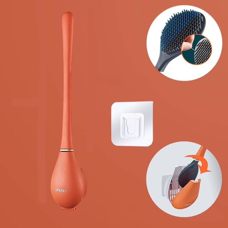 Scopino per WC flessibile da parete