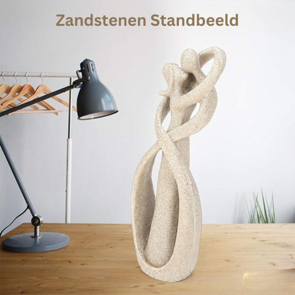 Scultura astratta dell'amore senza tempo