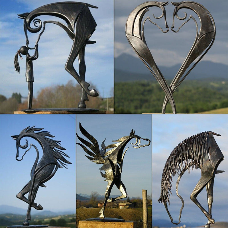 Scultura cavallo Bacio