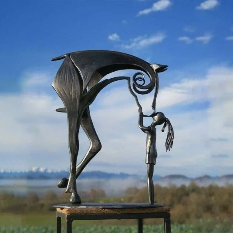Scultura cavallo Bacio