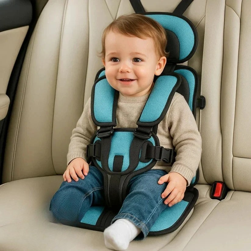 Seggiolino per Bambini | Seggiolino da Viaggio Pieghevole e Portatile | Installazione Rapida con Sistema di Imbracatura